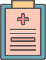 Medical Records Vector Icon