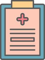 Medical Records Vector Icon