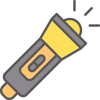 Flashlight Vector Icon