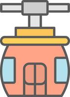 Cableway Vector Icon