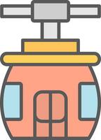 Cableway Vector Icon