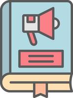 Book Marketing Vector Icon