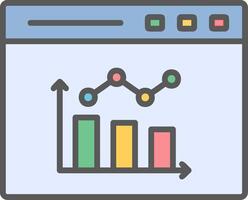 Bar Chart Vector Icon