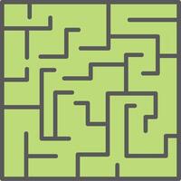 Maze Vector Icon