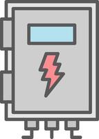 High Voltage Box Vector Icon