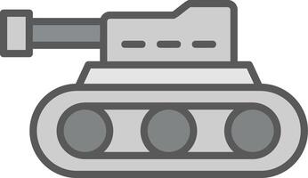 icono de vector de tanque