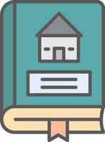 Architecture Book Vector Icon