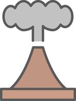 Volcano Vector Icon