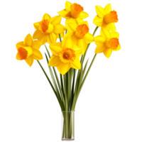 AI generated doodle spring flower narcissus png