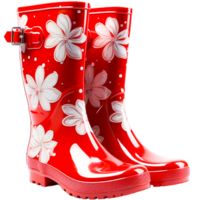 ai generiert Bohne Gummistiefel Gummi Stiefel png