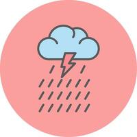 icono de vector de lluvia