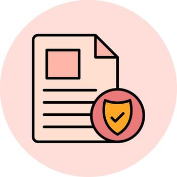 Approved Document Vector Icon
