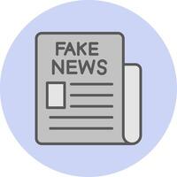 Fake News Vector Icon