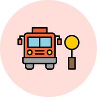 Bus Stop Vector Icon