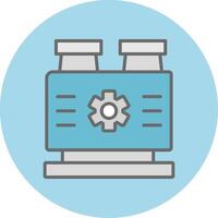 Factory Machine Vector Icon