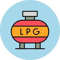 Liquefied Petroleum Gas Vector Icon