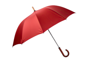 AI generated an umbrella with a red color on a transparent background png