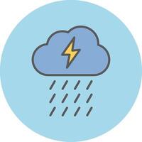 icono de vector de lluvia