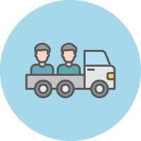 Pickup Truck Vector Icon