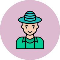 Tourist man Vector Icon