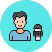 News reporter Vector Icon