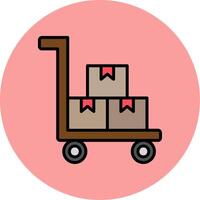 Factory Trolley Vector Icon