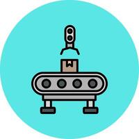 Factory Machine Vector Icon