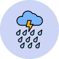 Rain Vector Icon