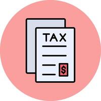 Tax File Vector Icon