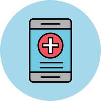 Online Health Insurance Vector Icon