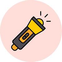 Flashlight Vector Icon