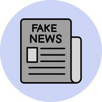 Fake News Vector Icon