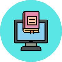 Online Library Vector Icon