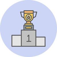 Winner Podium Vector Icon