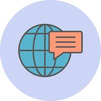 World Communication Vector Icon