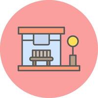 Bus Stop Vector Icon