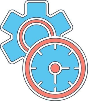 Work Time Vector Icon