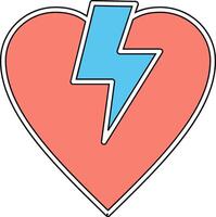 Broken Heart Vector Icon