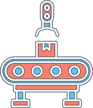 Factory Machine Vector Icon