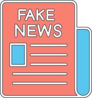 Fake News Vector Icon