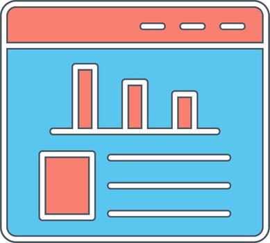 icono de vector de estadísticas