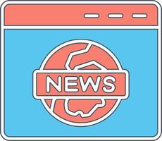 News Report Vector Icon