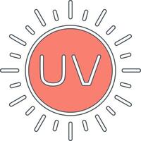 Ultravoilet Vector Icon