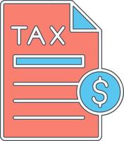 Tax Payment Vector Icon