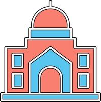 icono de vector de mezquita