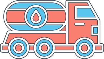 Oil Truck Vector Icon