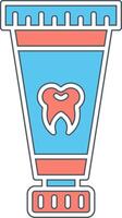 Toothpaste Vector Icon