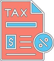 Tax Paperwork Vector Icon