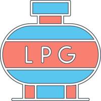 Liquefied Petroleum Gas Vector Icon
