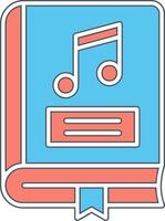 Music Book Vector Icon